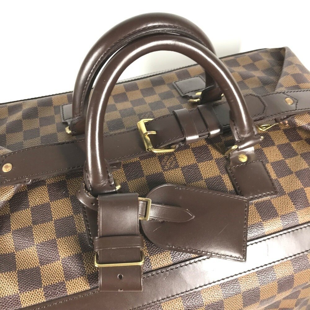 LOUIS VUITTON Authentic Brown Damier Canvas Boston Bag - Picture 9 of 14
